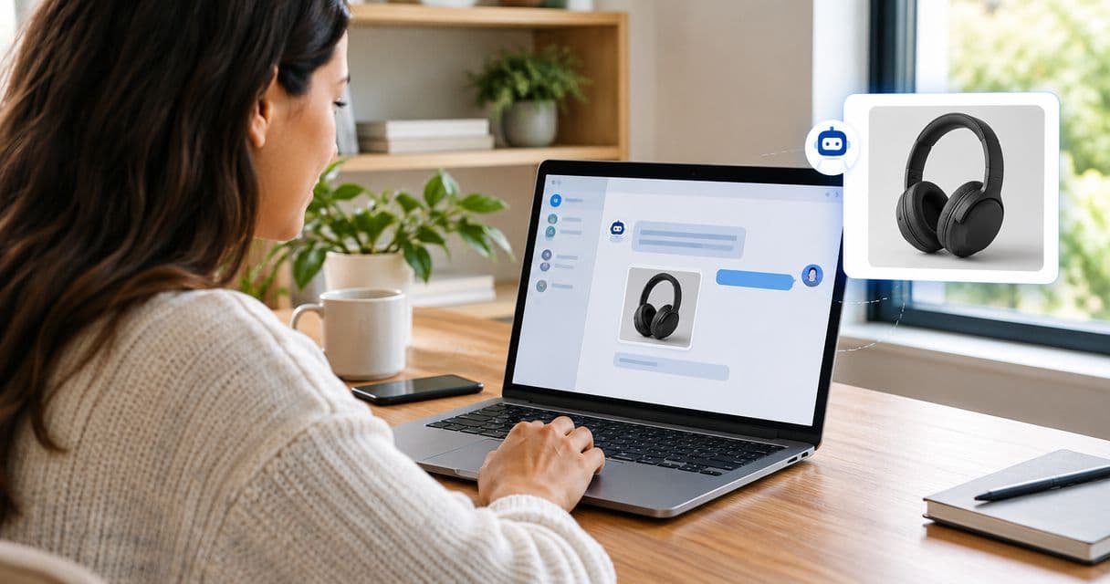 Müşteri destek chatbotu görsel gönderebilir mi?