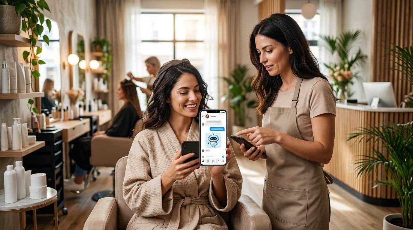 Salonlar için Instagram chatbot: 2026 rehberi