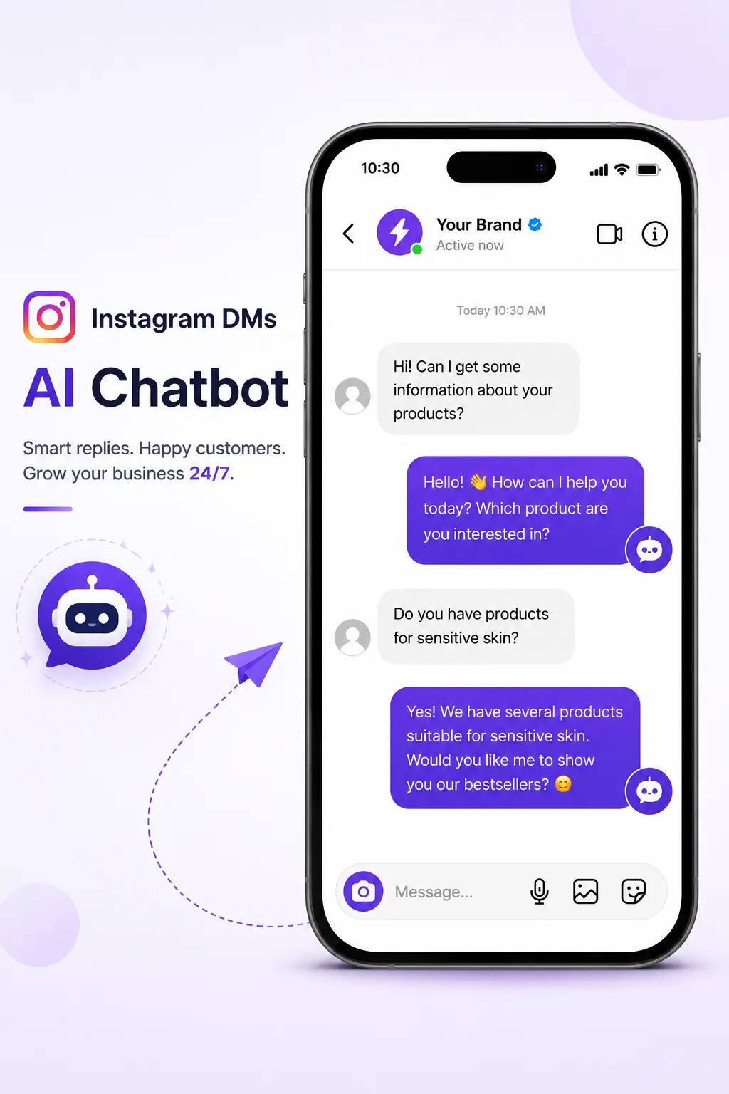 Instagram DM AI chatbot