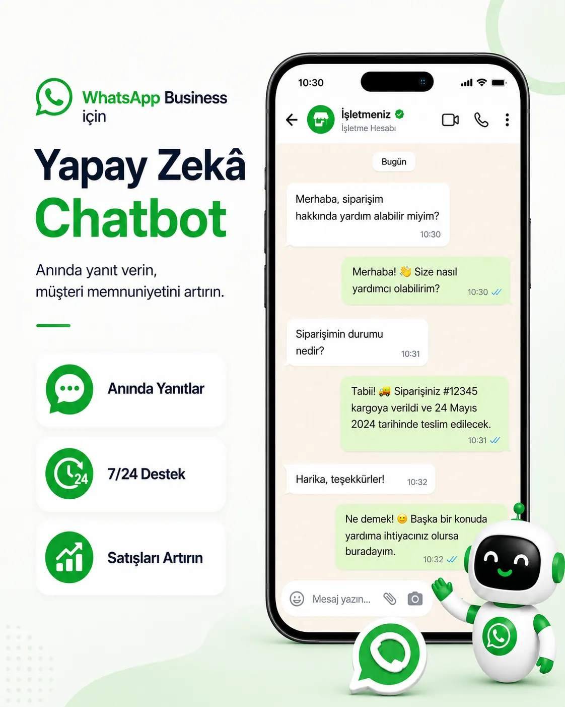 WhatsApp yapay zekâ chatbot